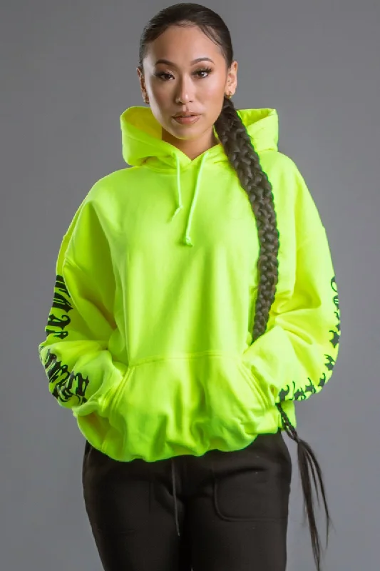 NEON GREEN N BLK