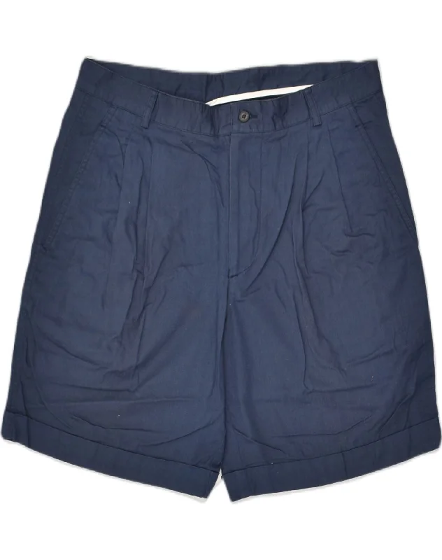 Unique Design CONTE OF FLORENCE Womens Casual Shorts IT 48 Medium W32 Navy Blue Cotton Unique Design CONTE OF FLORENCE Womens Casual Shorts IT 48 Medium W32 Navy Blue Cotton
