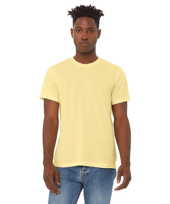 Party Wear 3413 - Bella + Canvas Unisex Triblend Short-Sleeve T-Shirt | Pale Yellow Triblend Party Wear 3413 - Bella + Canvas Unisex Triblend Short-Sleeve T-Shirt | Pale Yellow Triblend