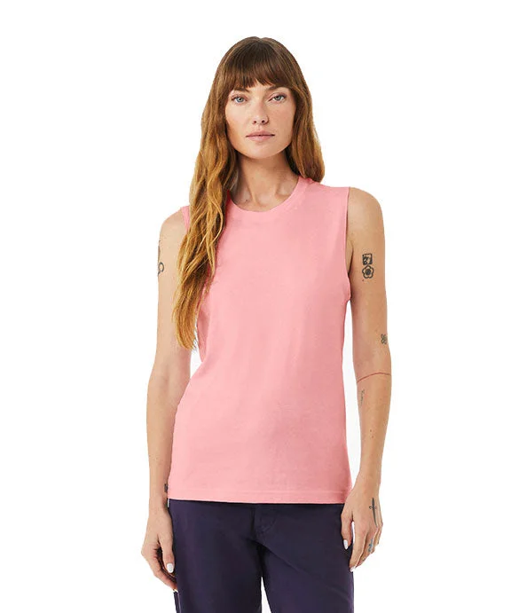 Stylish Wear 3483 - Bella + Canvas Unisex Jersey Muscle Tank Top | Pink