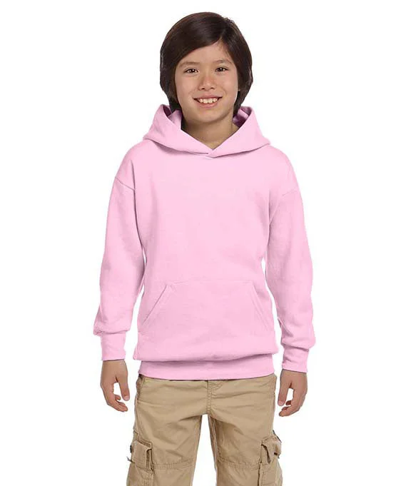 Sweet Style P470 - Hanes Youth ComfortBlend® EcoSmart® Hooded Pullover | Pale Pink