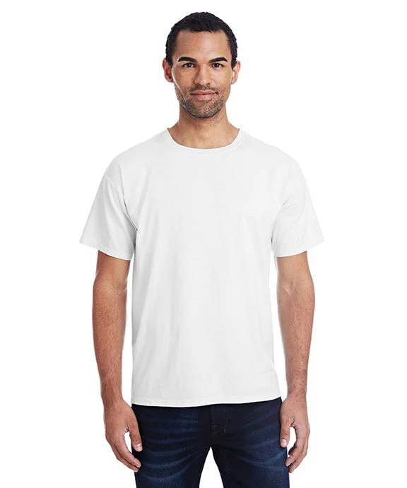 Elegant Outline GDH100 - ComfortWash by Hanes Mens Garment-Dyed T-Shirt | White