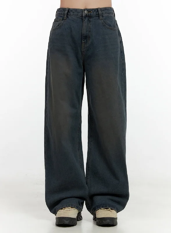 Diamond Series Daphne Comfy Wide-Leg Jeans ON404