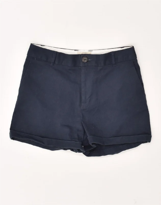 Diamond Series JACK WILLS Womens Chino Shorts UK 6 XS W28 Navy Blue Cotton