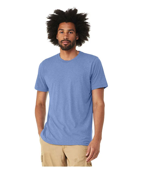 Minimal Style 3413 - Bella + Canvas Unisex Triblend Short-Sleeve T-Shirt | Solid Blue Triblend Minimal Style 3413 - Bella + Canvas Unisex Triblend Short-Sleeve T-Shirt | Solid Blue Triblend