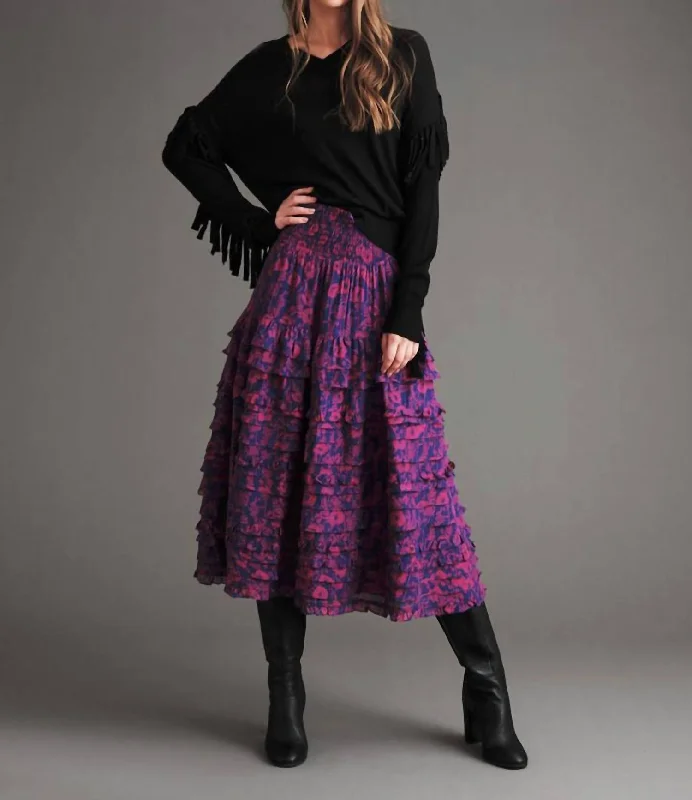 Elegant And Lazy Lola Fringe Vneck Sweat In Black