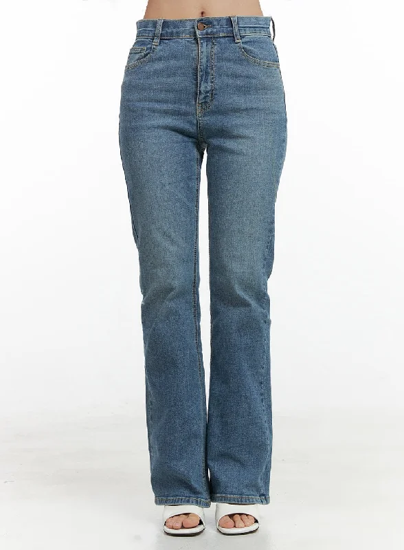 Wandering freely Noa Washed Straight Jeans OG407