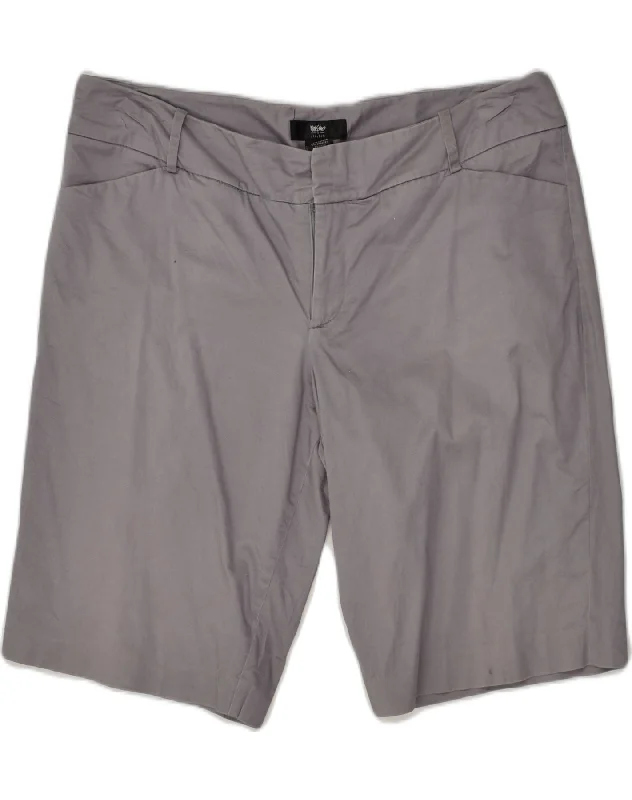 Luxe Comfort MOSSIMO Womens Casual Shorts US 14 XL W38 Grey Cotton