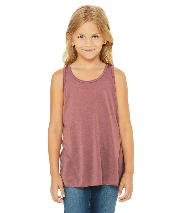 Street Personality Style B8800Y - Bella + Canvas Youth Flowy Racerback Tank Top | Mauve Street Personality Style B8800Y - Bella + Canvas Youth Flowy Racerback Tank Top | Mauve