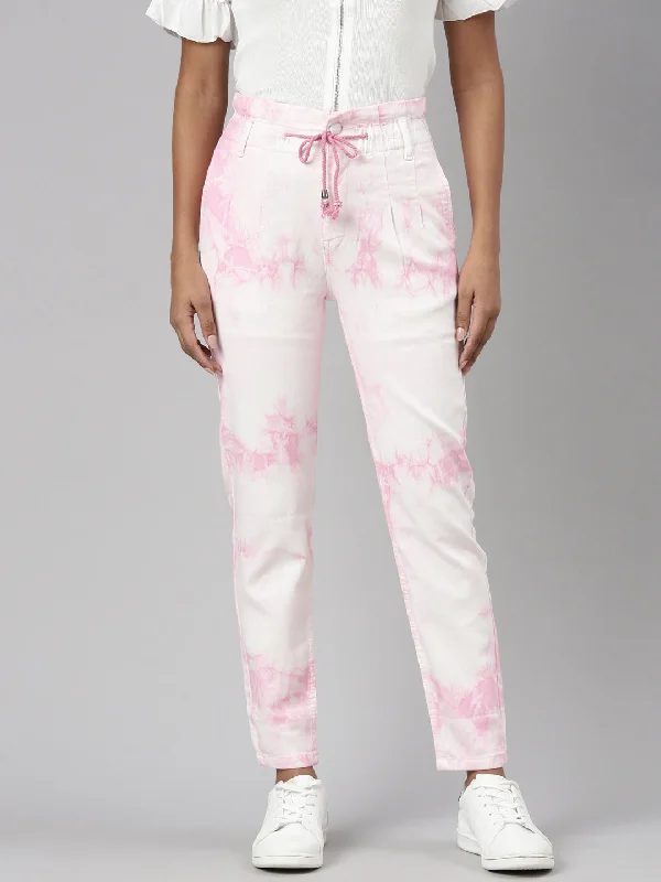Chic Outfits Women White Mom Fit Denim Jeans
