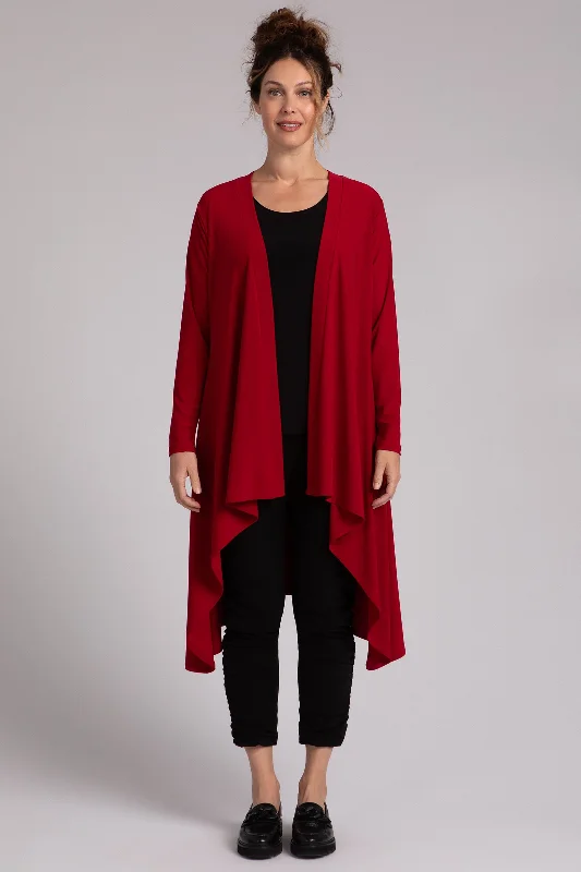Affordable selection Flutter Duster Cardigan | Red