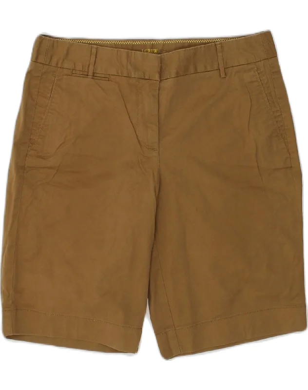 Sports Fitness Wear J. CREW Womens Chino Shorts US 4 Small W30 Brown Cotton