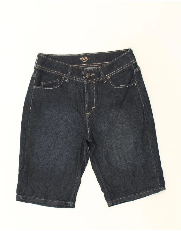 Casual Chic LEE Womens Denim Bermuda Shorts W25 XS Navy Blue