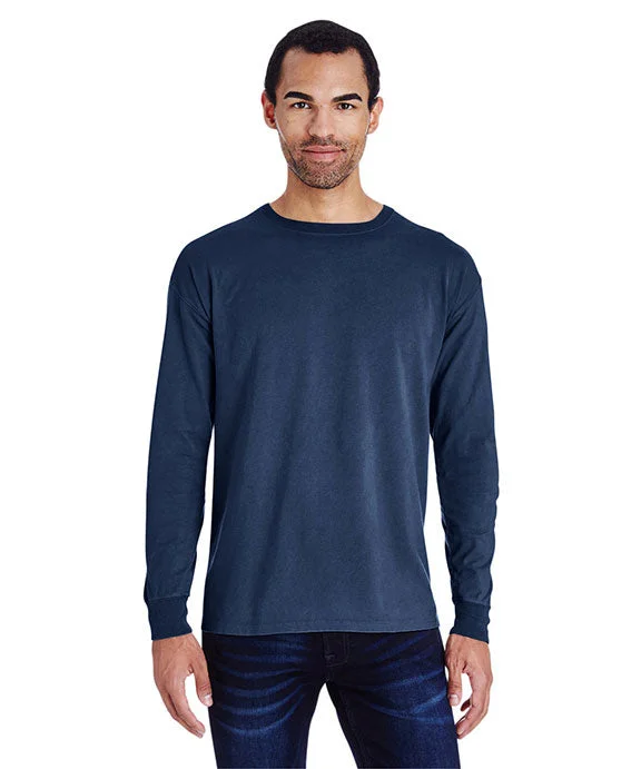 Elegant Design GDH200 - ComfortWash by Hanes Unisex Garment-Dyed Long-Sleeve T-Shirt | Navy Elegant Design GDH200 - ComfortWash by Hanes Unisex Garment-Dyed Long-Sleeve T-Shirt | Navy