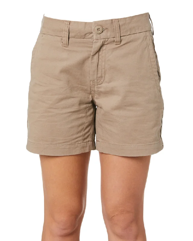 Comfortable Wear WS-2W Ladies Lightweight Work Shorts - Khaki