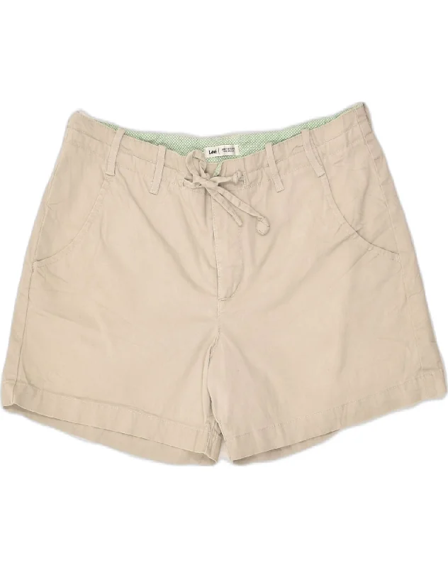 Sweet Breath LEE Womens Chino Shorts US 10 Large W32  Beige Cotton