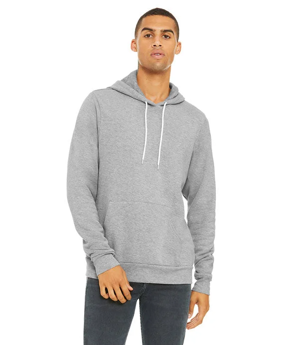 Easy Style 3719 - Bella + Canvas Unisex Sponge Fleece Pullover Hooded Sweatshirt | Athletic Heather Easy Style 3719 - Bella + Canvas Unisex Sponge Fleece Pullover Hooded Sweatshirt | Athletic Heather