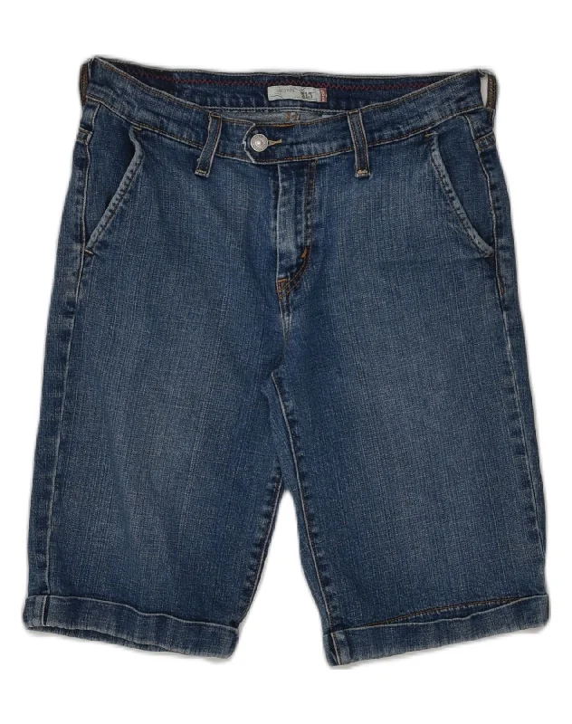 Fashion Touch LEVI'S Womens 515 Denim Shorts US 6 Medium W28  Blue Cotton