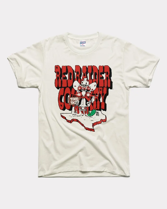 Sweet Girl Texas is Red Raider Country Vintage White T-Shirt