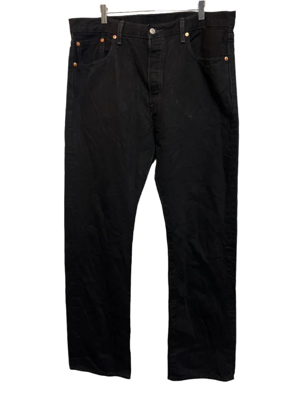 Relaxed Dresses Levi 501 Black Jeans (38x34)