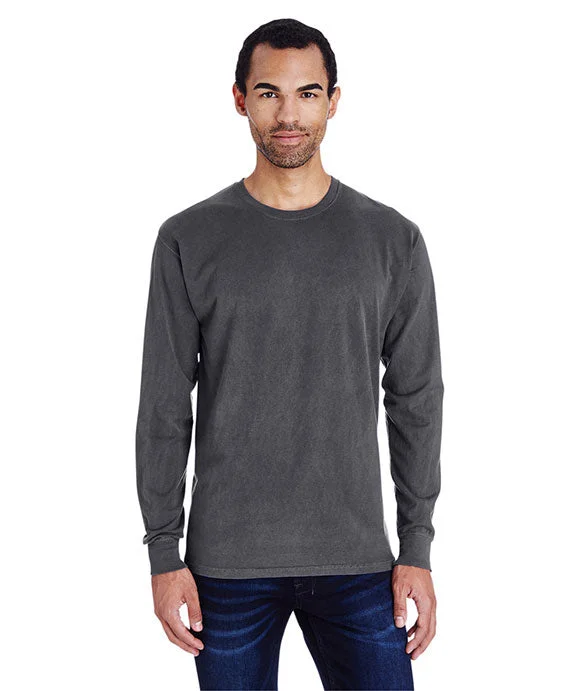 Comfortable Series GDH200 - ComfortWash by Hanes Unisex Garment-Dyed Long-Sleeve T-Shirt | New Railroad Comfortable Series GDH200 - ComfortWash by Hanes Unisex Garment-Dyed Long-Sleeve T-Shirt | New Railroad