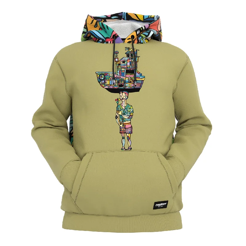 Street Fashion Olindo Khaki Hoodie