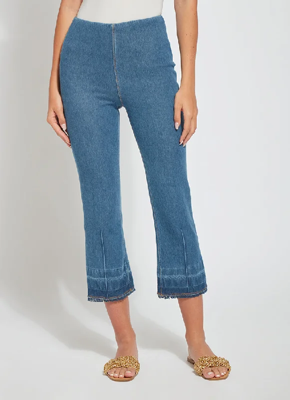 Fashionable And Versatile Daria Gradient Hem Denim (24" Inseam)
