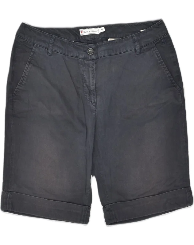 Free And Casual CONTE OF FLORENCE Womens Chino Shorts IT 48 XL W36 Navy Blue Cotton