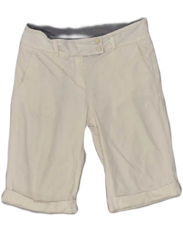 High-quality fabrics MARINA YACHTING Womens Chino Shorts EU 42 Large W32 Off White Cotton High-quality fabrics MARINA YACHTING Womens Chino Shorts EU 42 Large W32 Off White Cotton