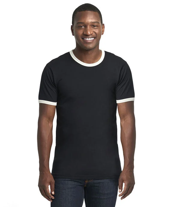 Street Vertical And Horizontal Design 3604 - Next Level Unisex Ringer T-Shirt | Black/Natural Street Vertical And Horizontal Design 3604 - Next Level Unisex Ringer T-Shirt | Black/Natural