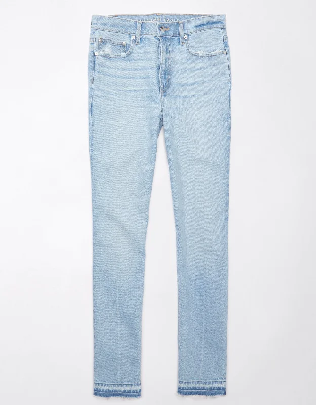 High Street Fashion AE Stretch Super High-Waisted Straight Jean