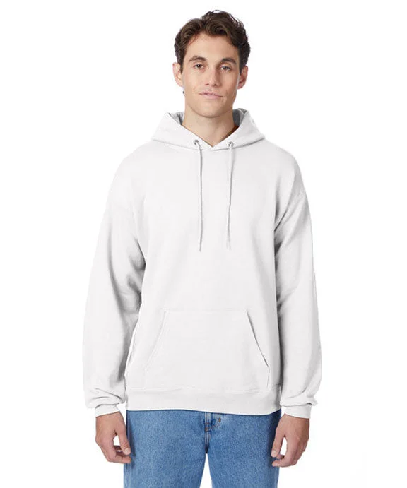 Exclusive Customization P170 - Hanes Adult ComfortBlend® EcoSmart® Hooded Pullover | White
