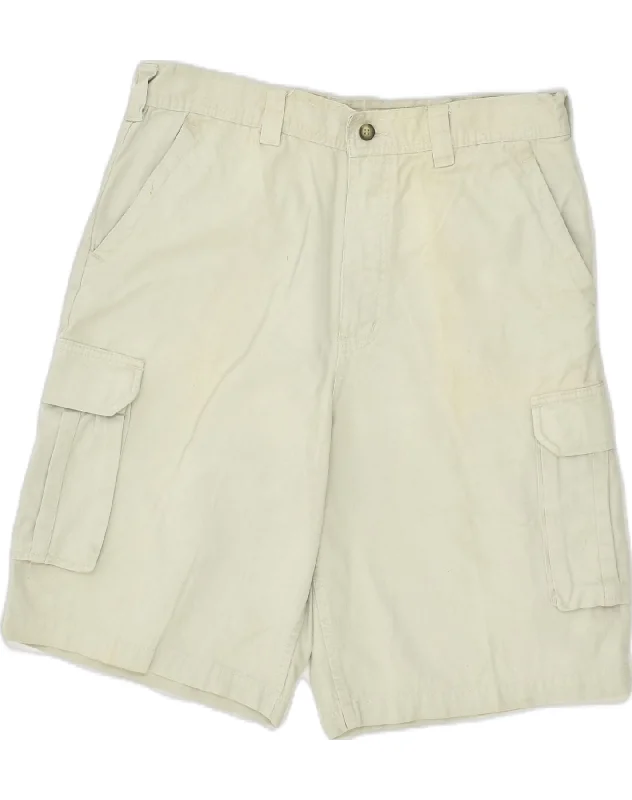 Simple research VINTAGE Womens Cargo Shorts IT 44 Medium W32 Grey Cotton