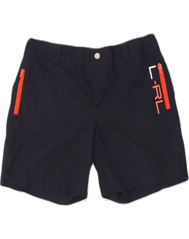 Avant-garde trend RALPH LAUREN Womens Casual Shorts US 8 Medium W32 Navy Blue Cotton Avant-garde trend RALPH LAUREN Womens Casual Shorts US 8 Medium W32 Navy Blue Cotton
