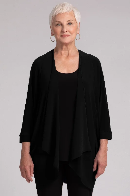 Fashionable and versatile Matrix Cardigan | Black