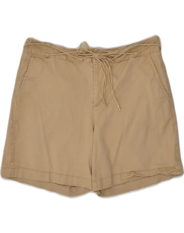 Bright Colors CHAPS Womens Casual Shorts US 12 Large W32 Beige Cotton