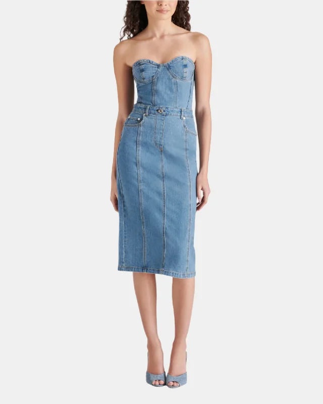 Smart Casuals ANYA DRESS LIGHT BLUE