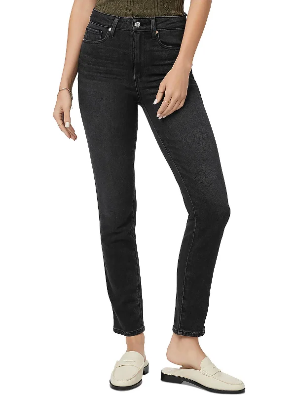 Exquisite Tailoring Gemma Womens High Rise Ankle Cigarette Jeans