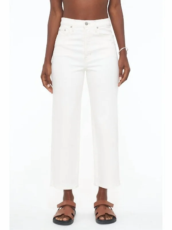 Autumn Selection Cassie Crop Jean In Sand Vintage
