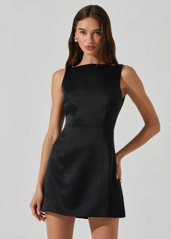 Printed pattern Alisanne Dress - Black