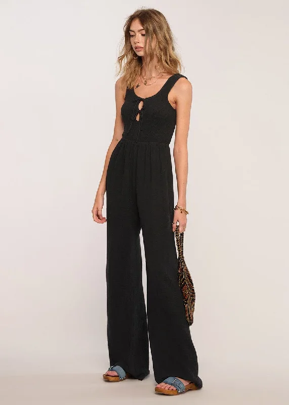 Soft Layers Rosarie Jumpsuit - Black