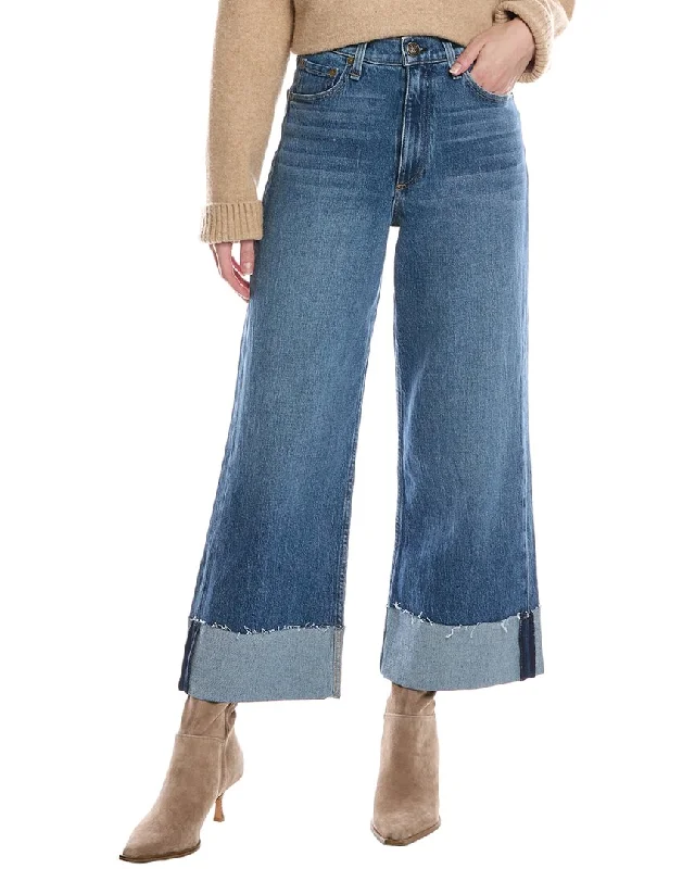 Exclusive Customization rag & bone Andi Clover High-Rise Wide Leg Jean