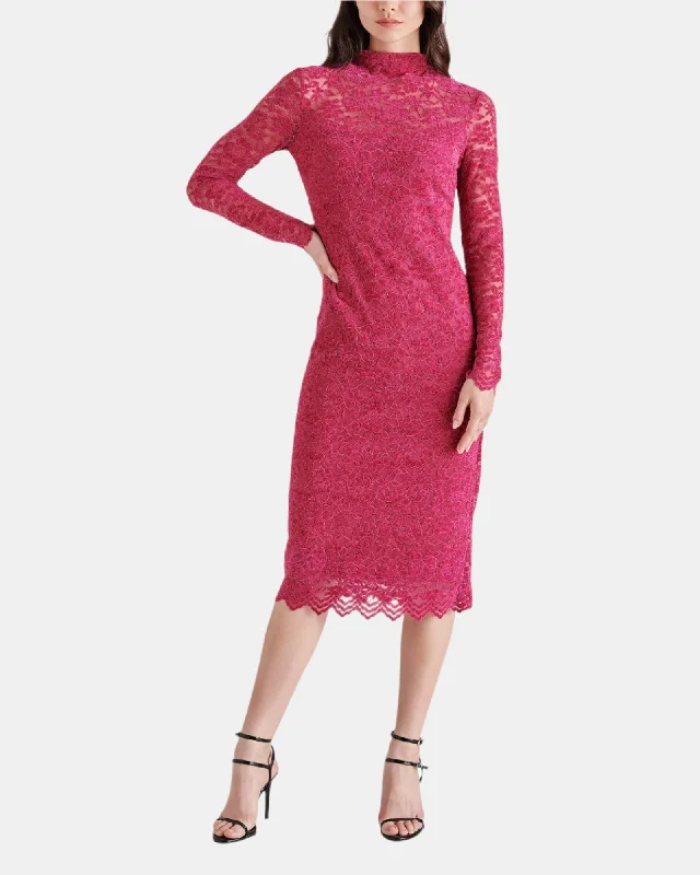 Comfortable down VIVIENNE DRESS PURPLE