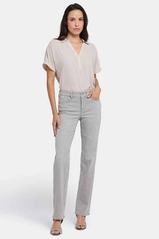 Comfortable And Cold-proof Marilyn Straight Jeans In Petite - Grenada Mist