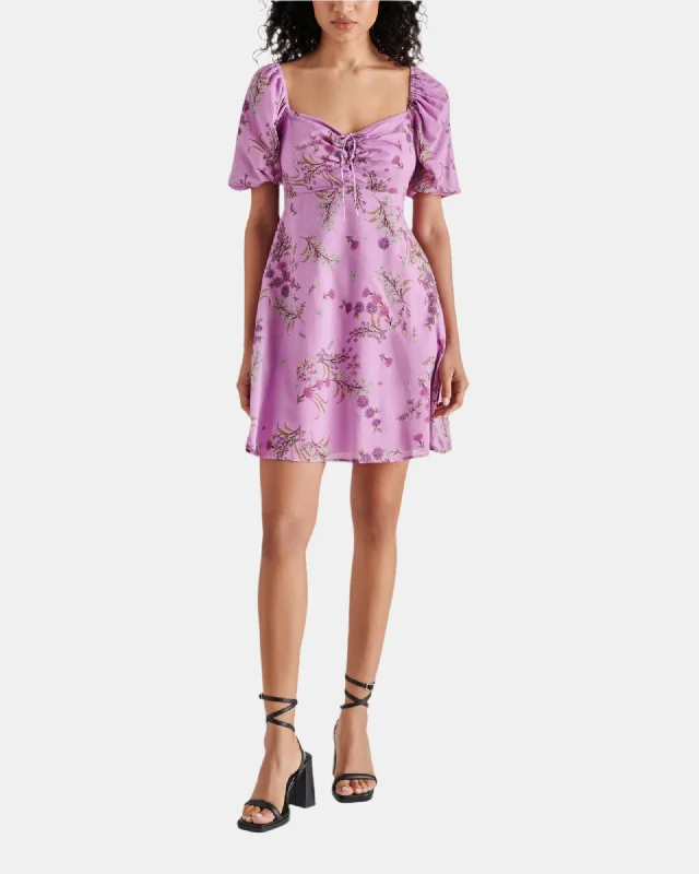 Single-shoulder Neck Design VIOLETA DRESS PURPLE