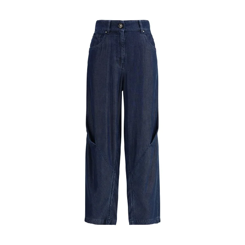 Fashionable Inner Wear Giorgio Armani Wide leg Women's Jeans