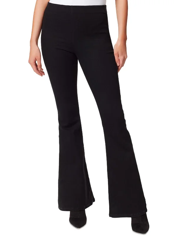 Goddess Outfit Womens Mid Rise Soft Sculpt Flared Jeans