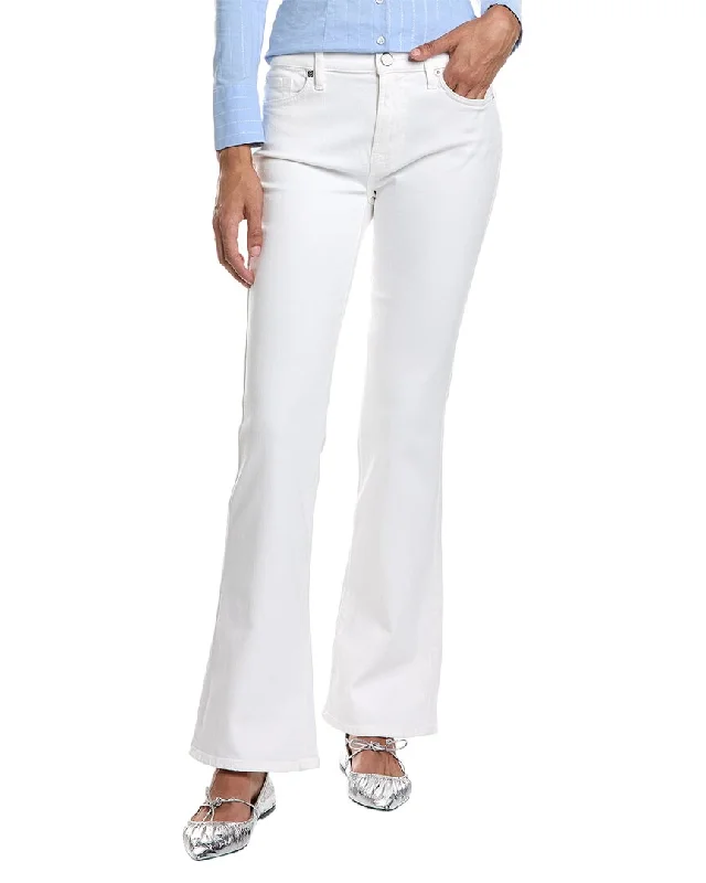 Elegant And Casual 7 For All Mankind The Classic White Bootcut Jean
