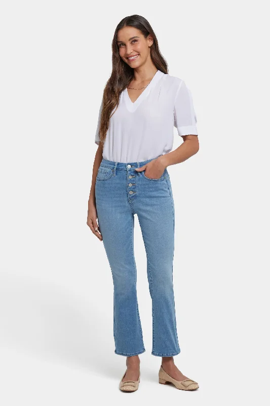 Elegant Comfort Billie Mini Bootcut Ankle Jeans - Salamanca Sun