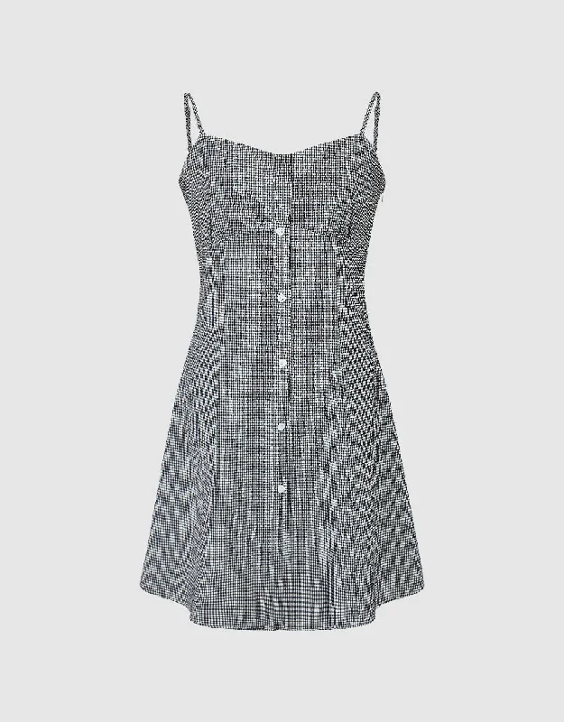 Comfortable and simple Floral Printed A-Line Cami Dress